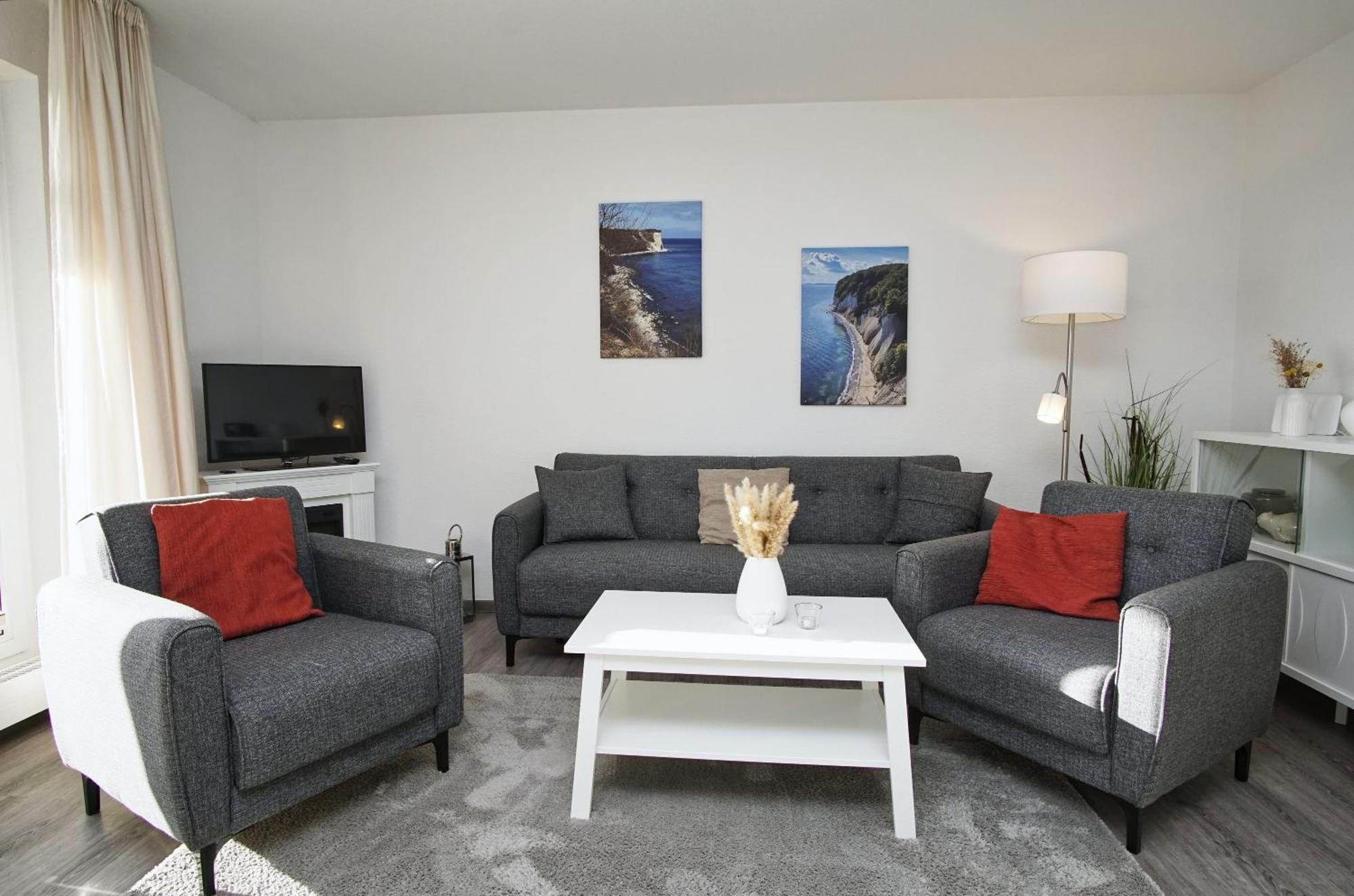 Hafenhaeuser Breege Fewo 05 - Balkon Extérieur photo